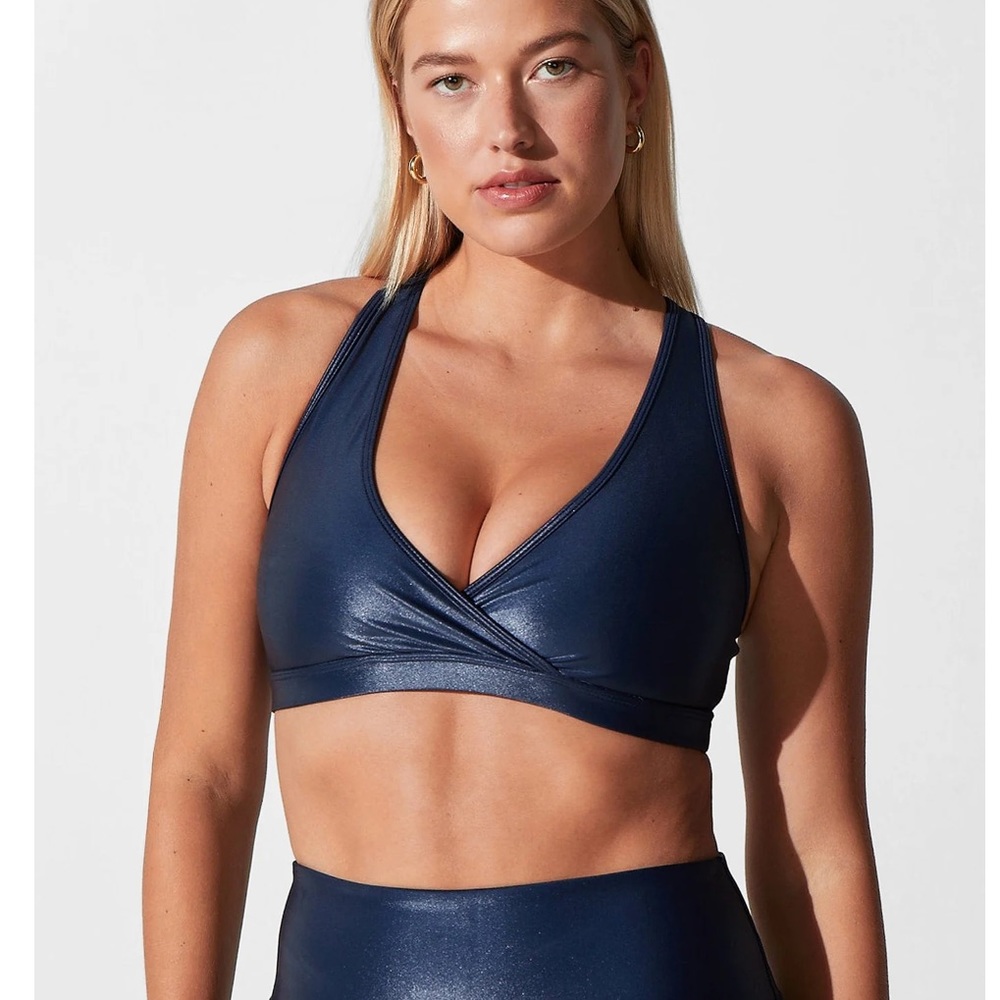 NWT Noli Yoga Edga Bra in Navy Liquid, size small - Picture 16 of 16